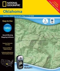 National Geographic Topographical  Oklahoma