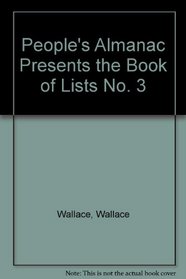 BOOK OF LISTS #3, THE (Book of Lists)