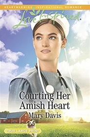 Courting the Amish Doctor (Prodigal Daughters, Bk 1) (Love Inspired, No 1124) (Large Print)