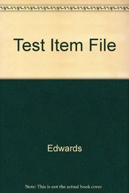 Test Item File for Calculus with Analytic Geometry Fourth Edtition