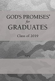 God's Promises for Graduates: Class of 2019 - Silver Camouflage NIV: New International Version