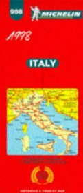 Michelin Main Road Map: Italy, Italia/No 988 (Michelin Maps)