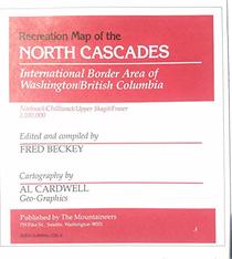 Recreation Map of the North Cascades 1985