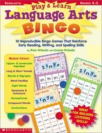 Play & Learn Language Arts Bingo (Grades KP2)