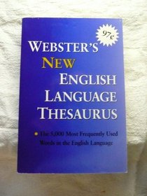 Webster's New English Language Thesaurus