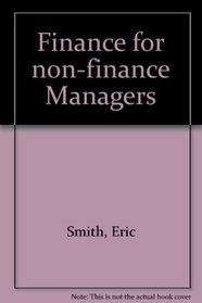 Finance for non-finance Managers