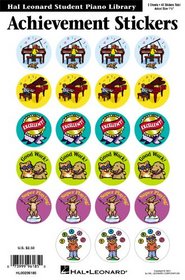 Achievement Stickers Pack (Educational Piano Library)