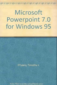 Microsoft Powerpoint 7.0 for Windows 95