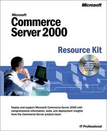 Microsoft  Commerce Server 2000 Resource Kit (Pro-Resource Kit)