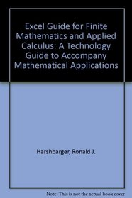 Mathematical Applications Excel Guide Sixth Edition