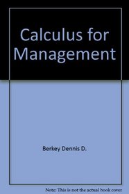 Calculus for Management