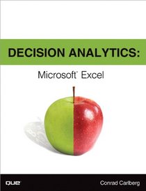 Decision Analytics: Microsoft Excel