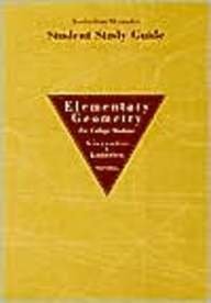 Student Solutions Manual: Used with ...Alexander-Elementary Geometry for College Students
