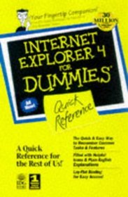 Internet Explorer 4 for Windows for Dummies Quick Reference