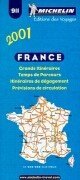 Michelin 2001 France: Route Planning (Michelin Country Maps)