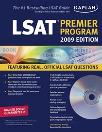 Kaplan LSAT 2009 Premier Program (w/ CD-ROM) (Kaplan Lsat (Book & CD-Rom))