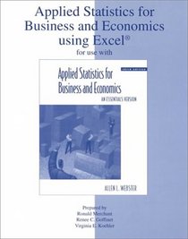 Applied Statistics for Business & Economics Using Excel (Workbook)