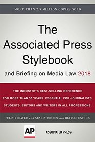 The Associated Press Stylebook 2018: and Briefing on Media Law