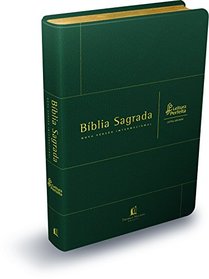 Bblia NVI. Leitura Perfeita - Capa Verde. Letra Grande. Couro Bonded (Em Portugues do Brasil)