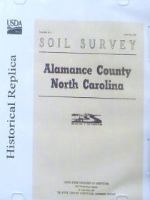 Soil survey of Alamance county , North Carolina