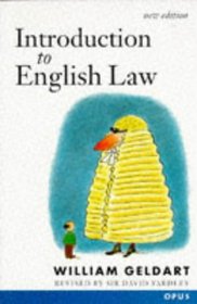 Introduction to English Law: (Originally Elements of English Law) (Originally Elements of English Law)