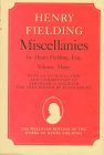 Miscellanies by Henry Fielding, Esq: Volume Three, [Jonathan Wild] (Wesleyan Edition of the Works of Henry Fielding)