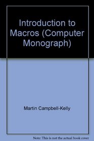INTRODUCTION TO MACROS (COMPUTER MON.)