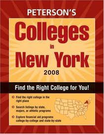 Colleges in New York 2008 (Peterson's Colleges in New York)