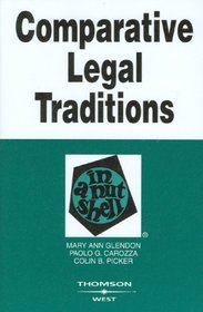 Comparative Legal Traditions in a Nutshell (Nutshell Series)