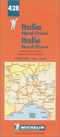 Michelin Italy North West Map No. 428 (Michelin Maps & Atlases)