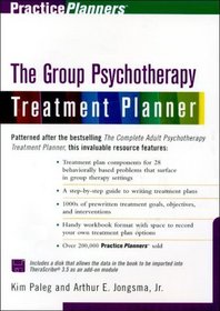 The Group Psychotherapy Treatment Planner (Book with Disk, Requires Therascribe 3.0 or 3.5 for Windows)