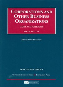 Corporations and Other Business Organizations: Cases and Materials (University Casebook)