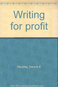 Writing for profit
