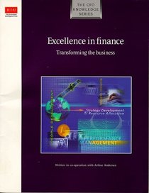Excellence in finance: Transforming the business