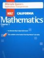 Alternate Openers: Explorations Transparencies (HOLT CALIFORNIA Mathematics Course 1)