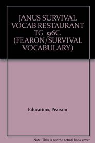 Janus Survival Vocab Restaurant Tg 96c. (Survival Vocabularies)