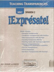 Holt SPANISH 2: !Expresate! (Teaching Transparencies)