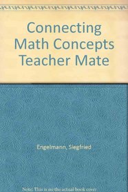 Teacher's Manual: Tm Lvd Conn Math Concepts