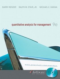 Quantitative Analysis for Management (9th Edition)