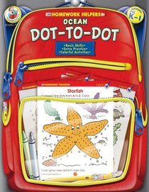 Ocean Dot-to-Dot Homework Helper, Grades PreK to 1 (Homework Helpers)