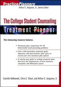 The College Student Counseling Treatment Planner (Practice Planners)