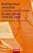 Briefwechsel zwischen Schiller und Goethe. 2 Bnde