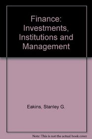 Finance: Investments, Institutions and Management