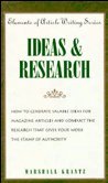 Ideas & Research (Elements of Article Writing)