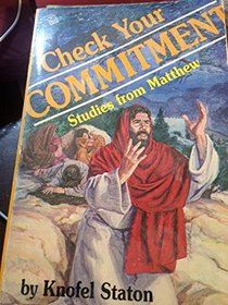 Check your commitment: Studies from Matthew