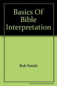 Basics of Bible interpretation