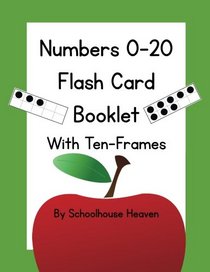 Numbers 0-20 Flash Card Booklet: With Ten-Frames