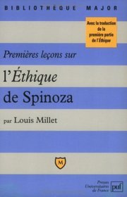 Premires leons sur l'Ethique de Spinoza
