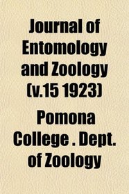 Journal of Entomology and Zoology (v.15 1923)