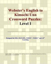 Webster's English to Kimochi Unn Crossword Puzzles: Level 1